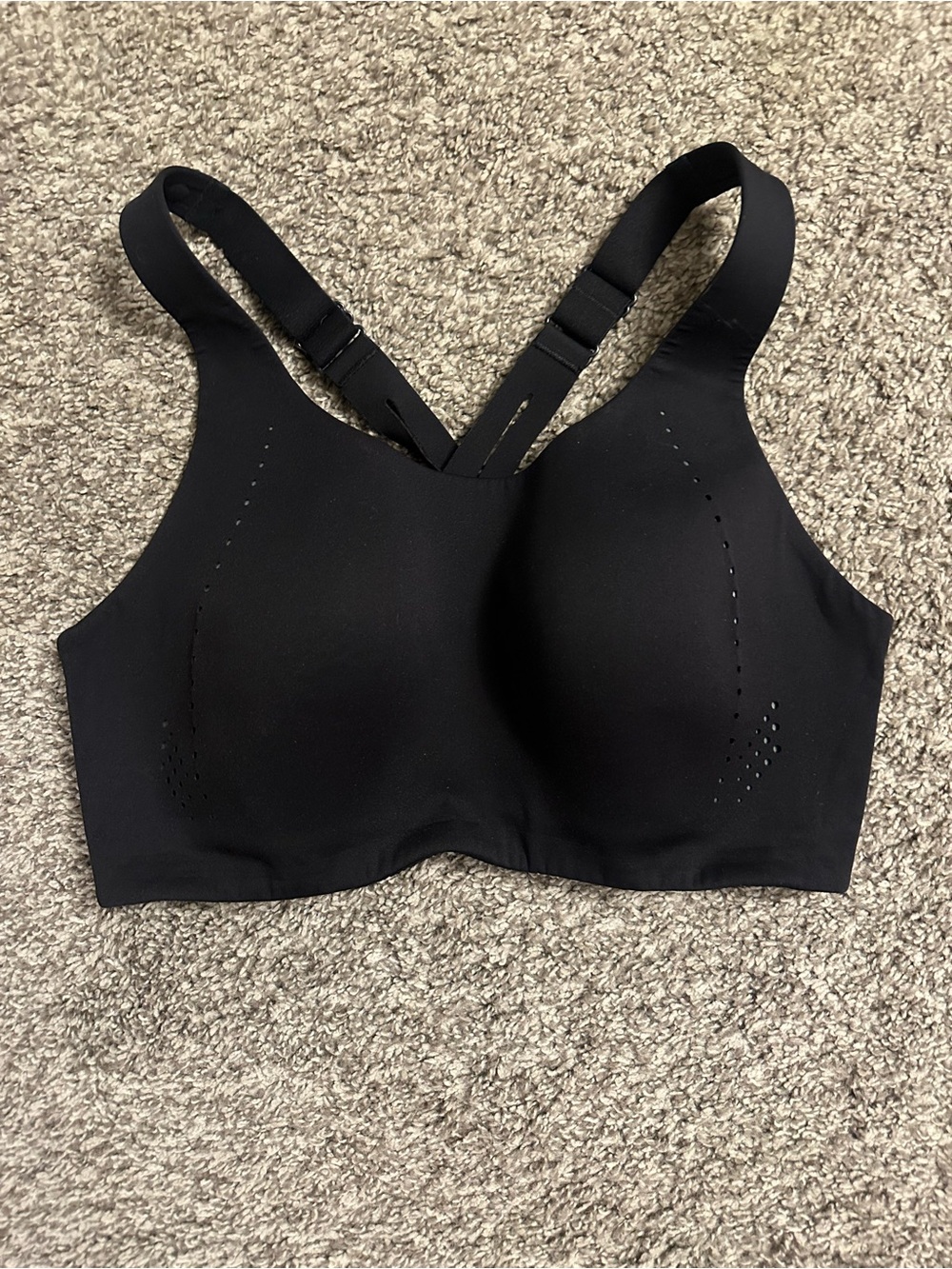 lululemon athletica Black Seamless Padded Sports Bra